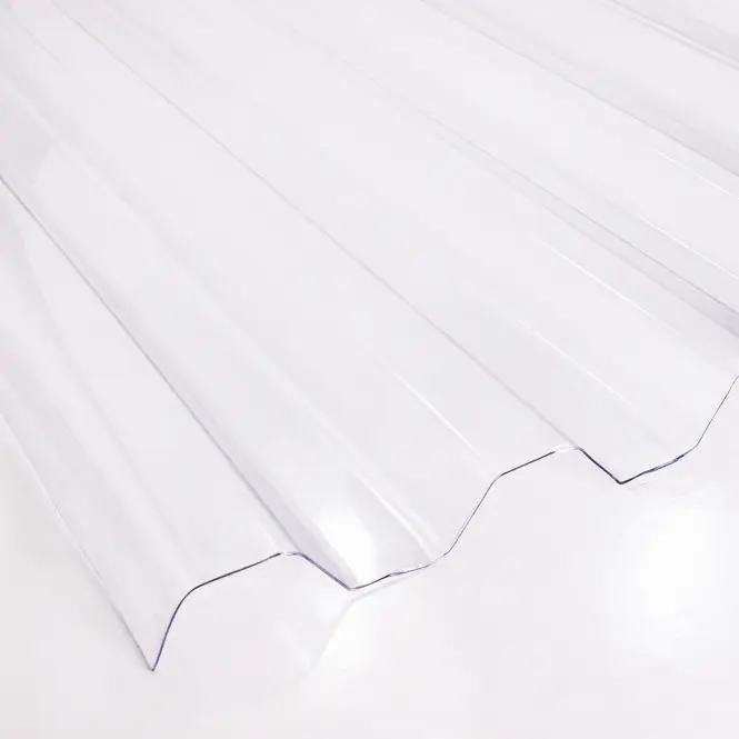Trapézová deska PC 2000 x 900 x 0,7 mm čirá