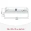 Postel 29040060 Sintro 90x200 bílá,4