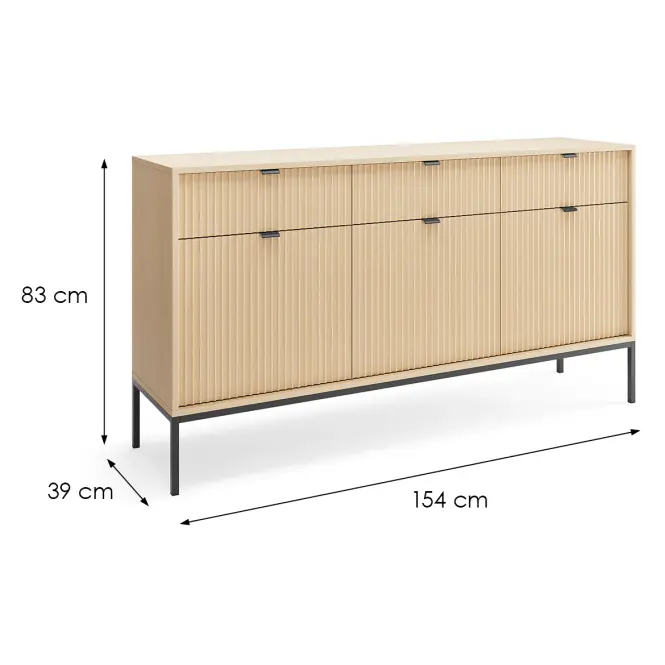 Komoda Nova KSZ154 dub vicenza,2