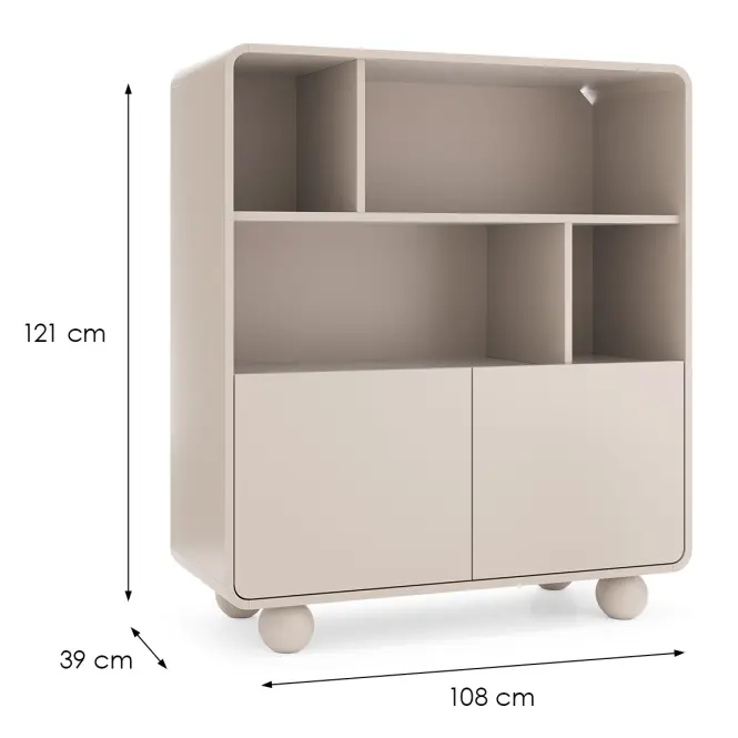 Regál ALBION RG108 cashmere,2