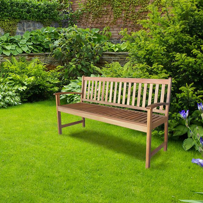 Akátová zahradní lavička pro 3 osoby, B174T