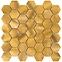 Mozaika gold hexagon 86542 30/30/0,8,2