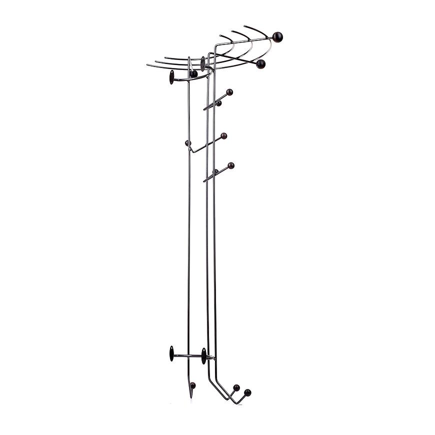 Elvis 9 Věšák dlouhý 9 háčků s policí 5329-2020 antraci