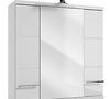 Koupelnová skříňka se zrcadlem bílá Bari 3D0S 70