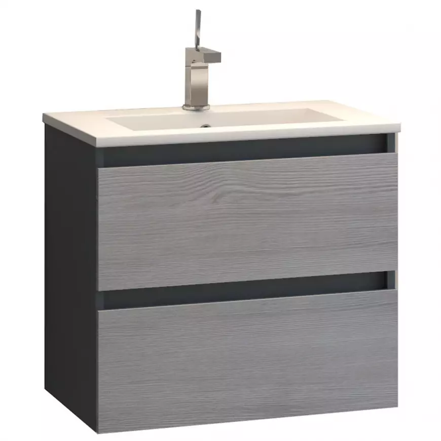 Skříňka s umyvadlem antracit Spirit 60