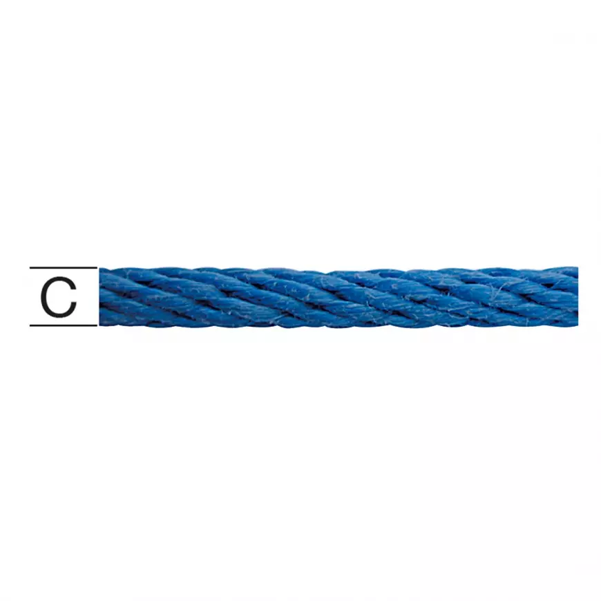 Pp-lano pletené modré 12 mm
