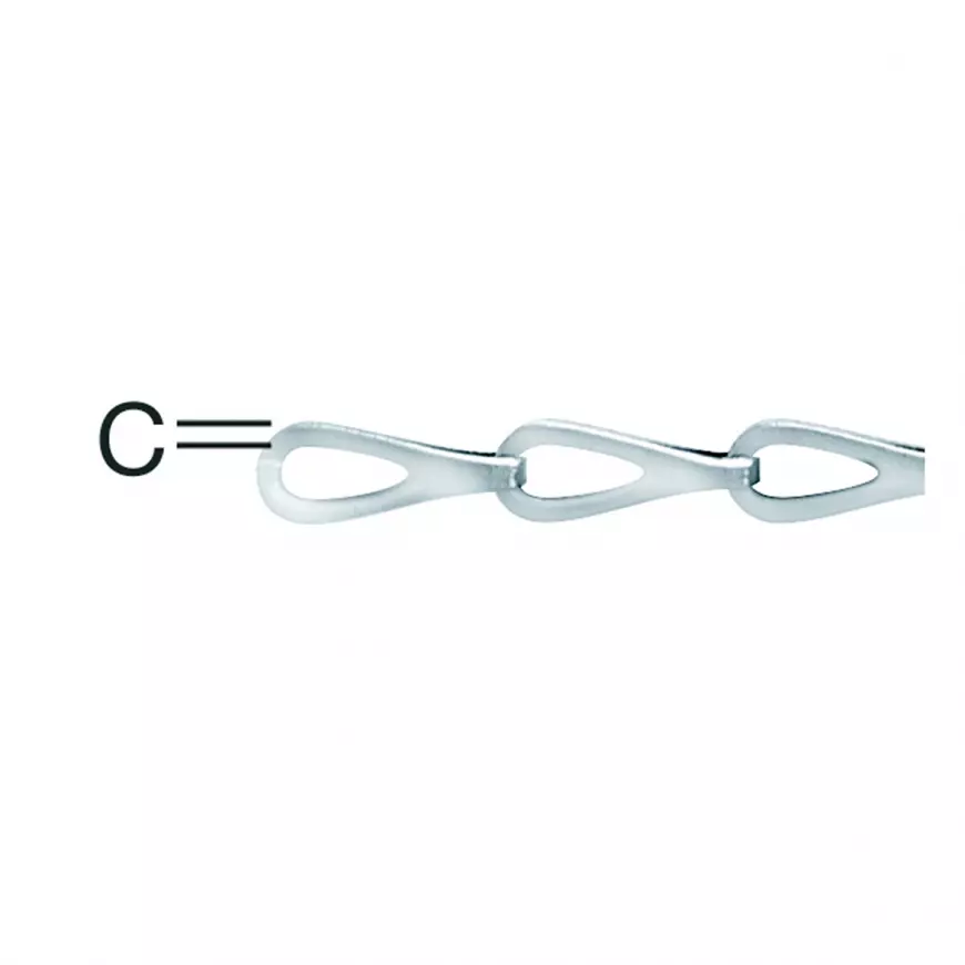 Řetěz patent. 0,4 mm chrom