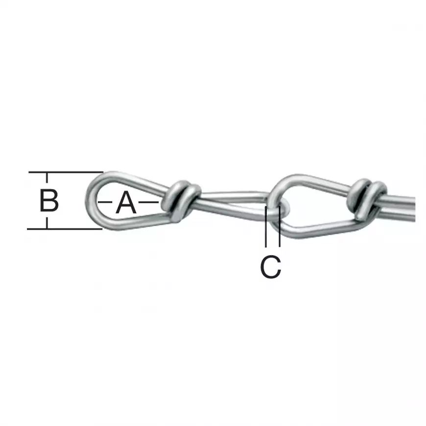 Uzlovaný řetěz 1,6mm z nerezové oceli – Baumax