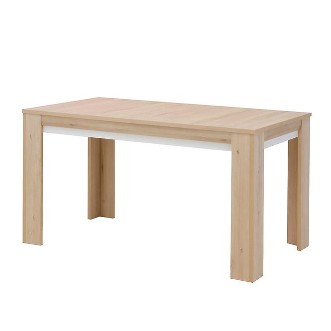 Stůl Avallon 140 cm, buk ibsen / bílá 