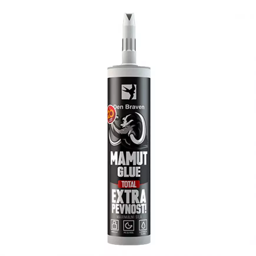 Montážní lepidlo Den Braven Mamut Glue Total 290 ml bílé