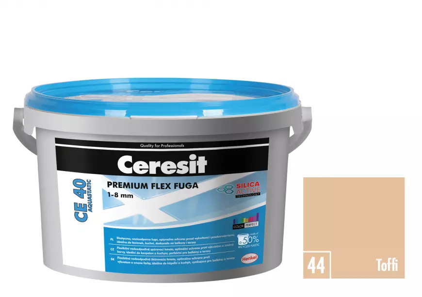Spárovací hmota Ceresit CE 40 Aquastatic 2 kg toffi