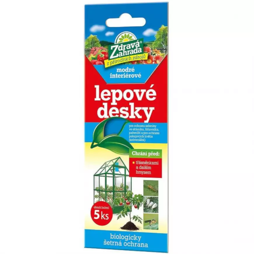 Zdravá zahrada - lepové desky (modré, interiérové)