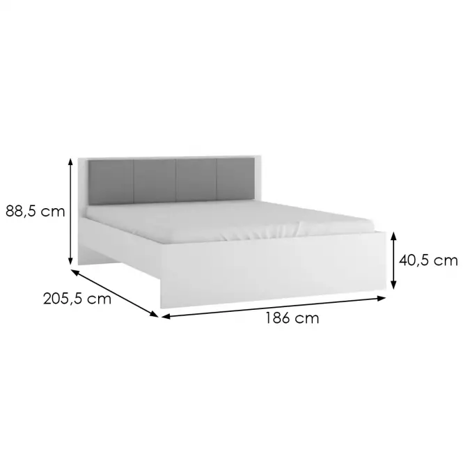 Postel Boston Bos Z13 180cm bílá alpská,2
