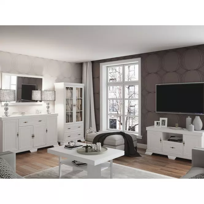 Komoda Kora 128cm bílá borovice Andersen, KK3