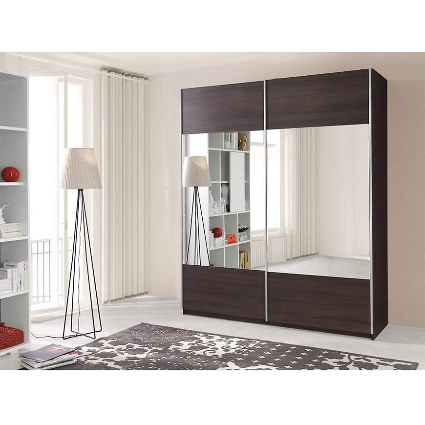 Skříň Se Zrcadlem Vario 175 cm Kaštan Wenge