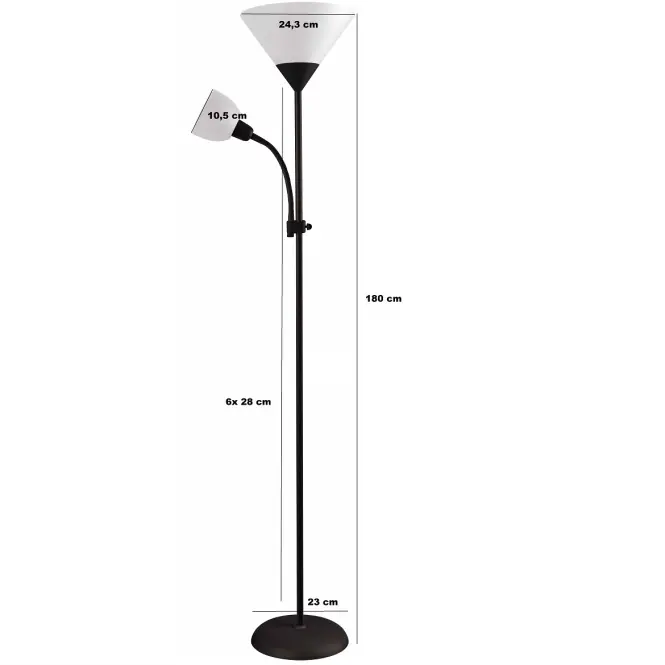Stojací lampa Kama b/w lp2