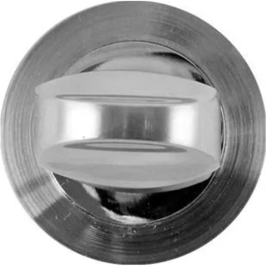 Štít kulatý E3 na WC nikl/satén