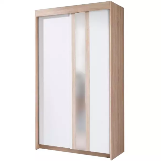 Skříň Belt 120cm Dub Sonoma/Bílá
