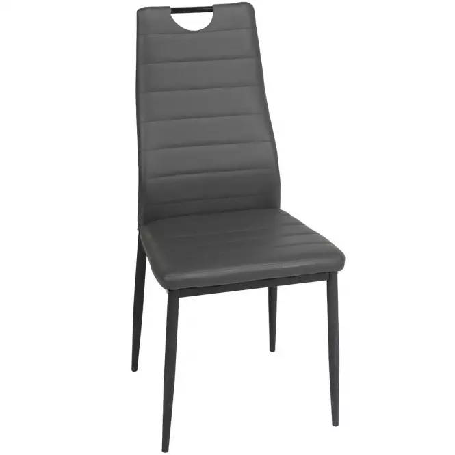Židle Luiza šedá 80018E