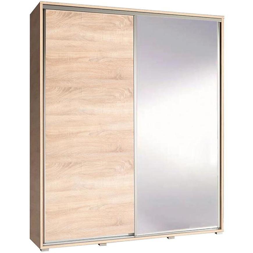 Skříň Se Zrcadlem Penelopa 155 cm Dub Sonoma
