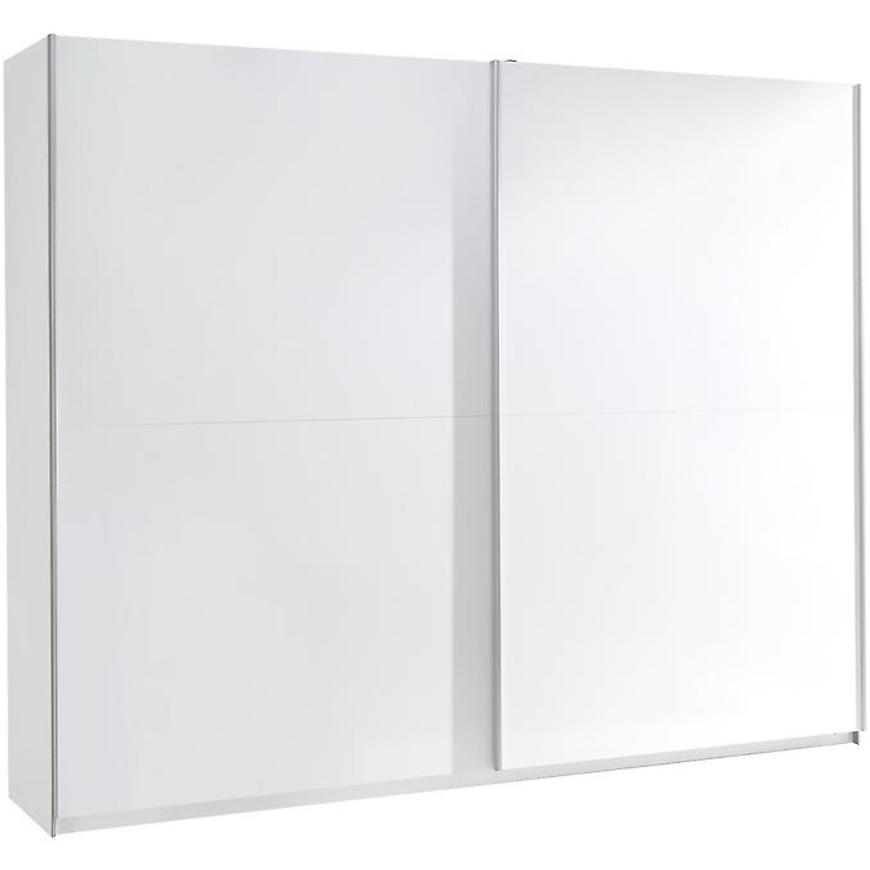 Skříň Lux 244 cm Bílá Lesk