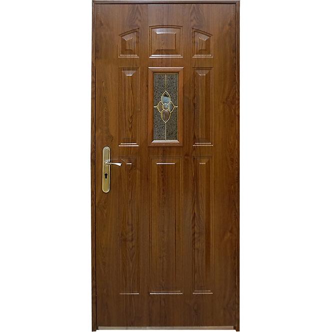 Vchodové dveře MX-Driady 90P zlatý dub