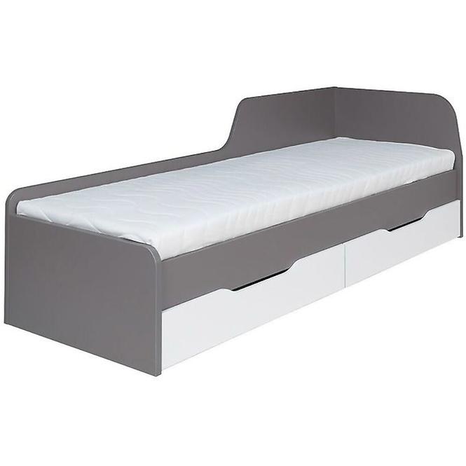 postel zonda 80 cm s uloznym prostorem bily seda baumax