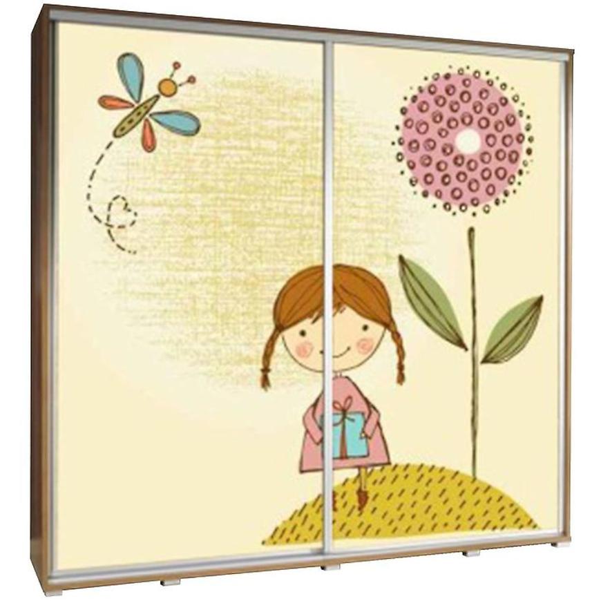 Skříň Penelopa 205 cm holčička