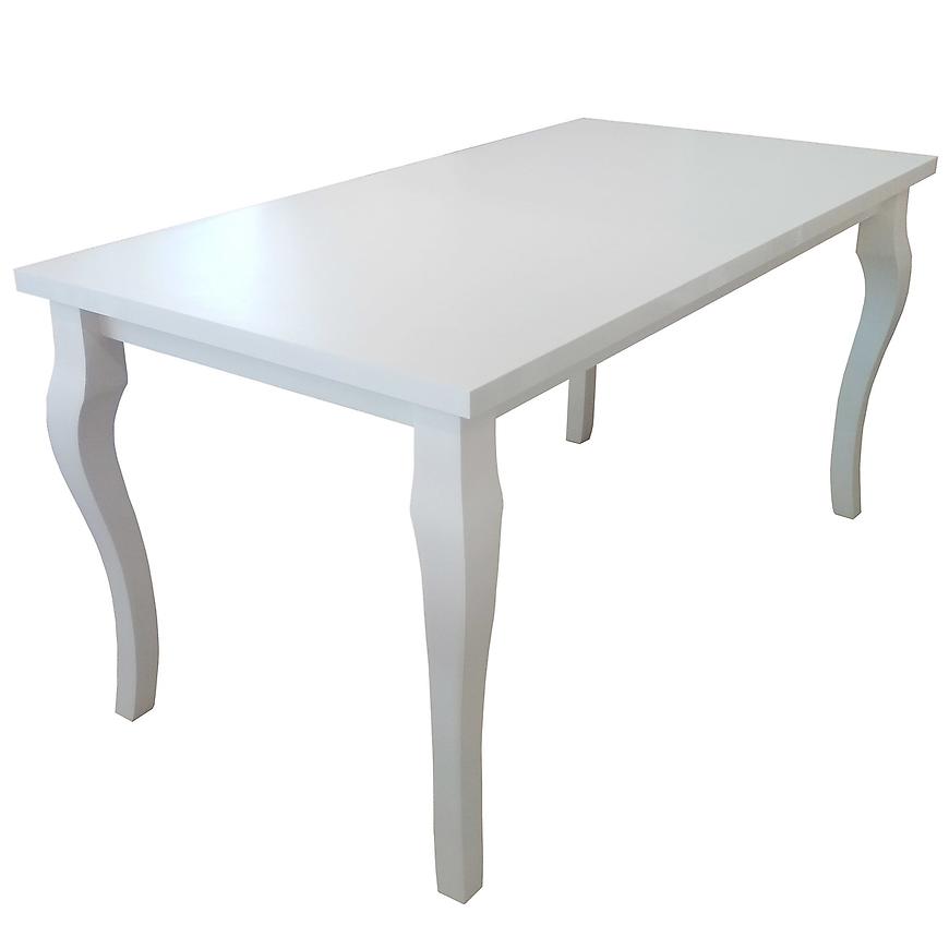 Stůl 150x80+40 bílý mat