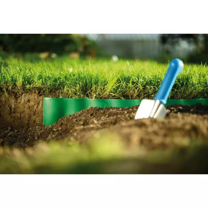 Zahradní obrubník zelený 15cmx9m 30-002,2