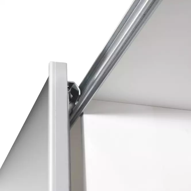 Šatní skříň Vigo 200cm Bílá/Zrcadlo