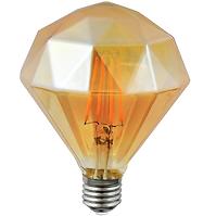 Žárovka LED Amber Vintage e27 4 W Diamond A Z110