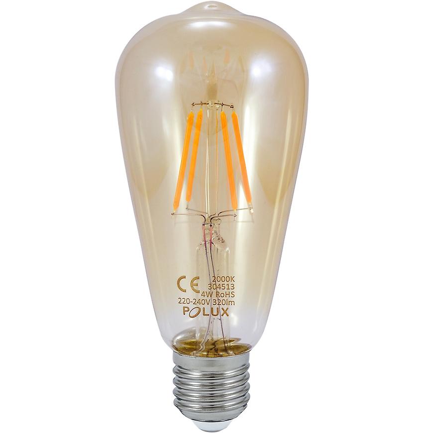 Žárovka LED ST64 E27 4W Filament Vintage Amber 304513