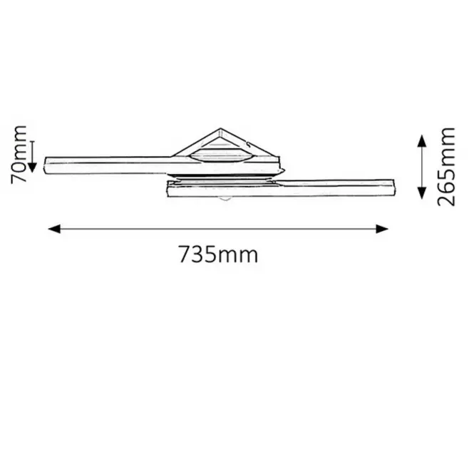 Závěsné svítidlo Antonina 5895 LED 2 X 12 W LN,4