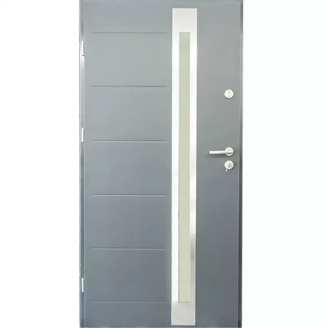 Vchodové dveře Toledo 90L Antracit 2078x980x55 mm