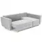 Rohová sedací souprava Grey P Enzo 162+Enzo 154 dr narural,4