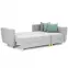 Rohová sedací souprava Grey P Enzo 162+Enzo 154 dr narural,5