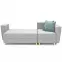 Rohová sedací souprava Grey P Enzo 162+Enzo 154 dr narural,6
