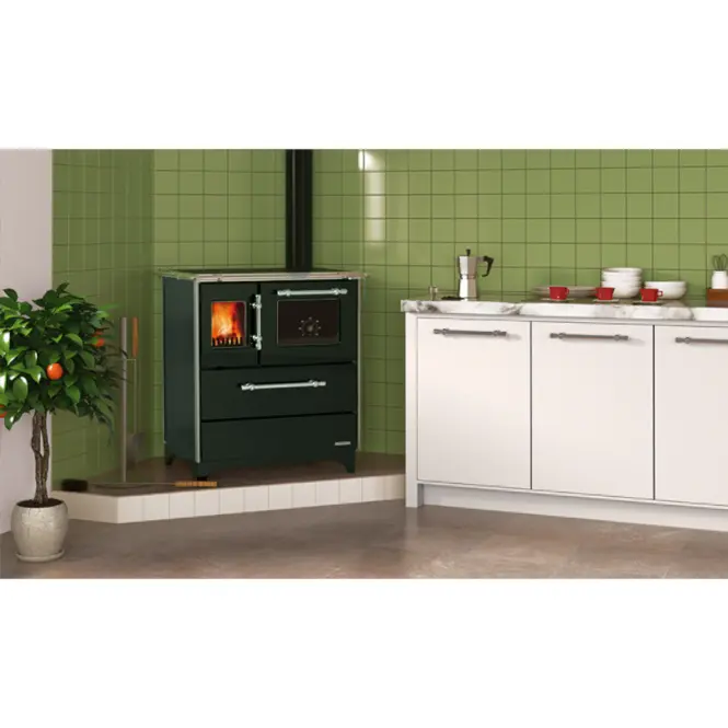 Kuchyňská kamna Donna 70 černá 8,1 kW levé provedení,5