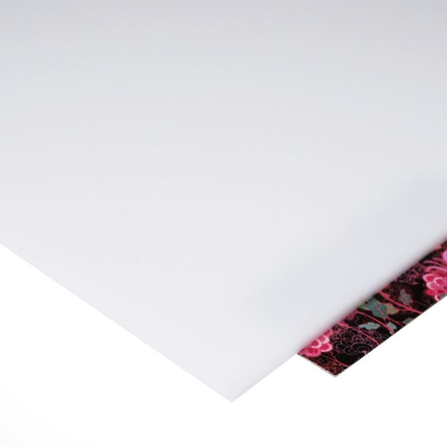 Plexisklo 1000 x 500 x  2mm mléčné