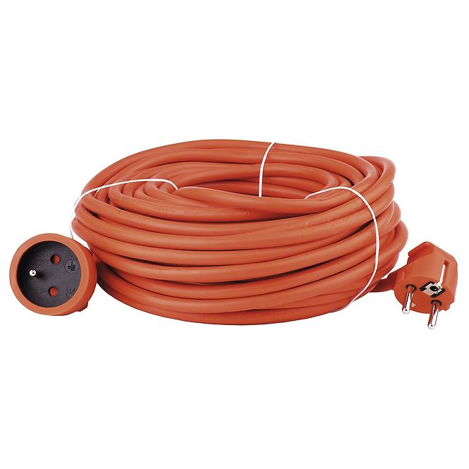 Prodlužovací kabel - spojka 30m 3 x 1,5 oranžový P01130 