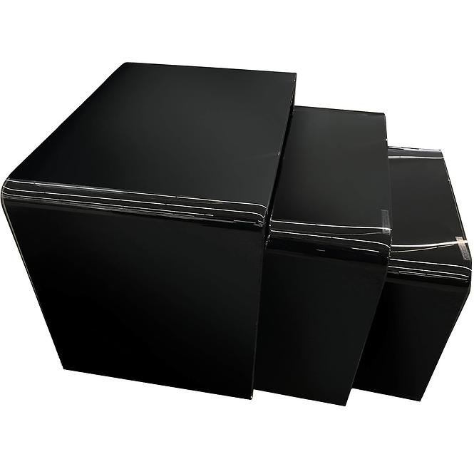 Konferenční stolek Trio F-NT003 Black 3X,2
