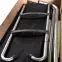 Trampolína COMFORT 244cm zelená se žebříkem,4