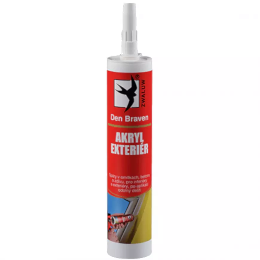 Akrylový tmel exteriér Den Braven 310 ml šedý