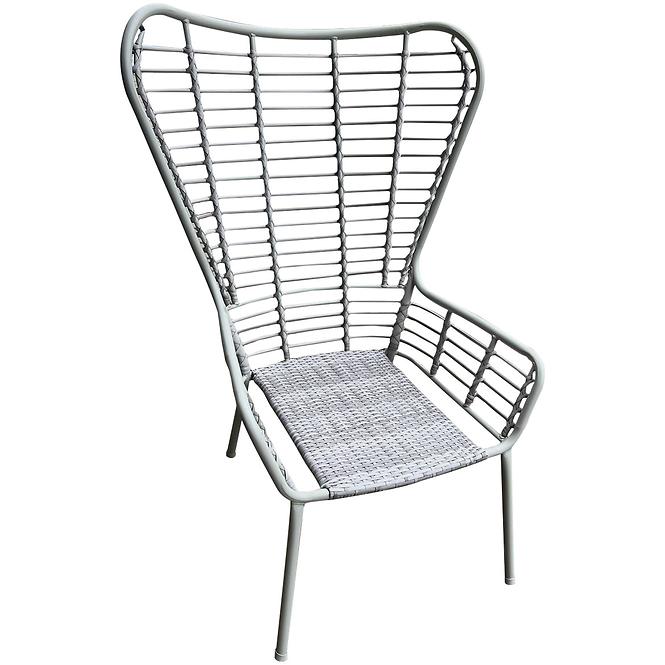 Židle ratan Oxford s polštářem 86x81x112cm,5