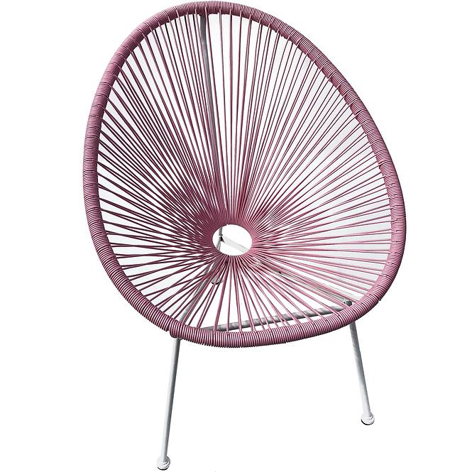 Židle Ibiza růžová