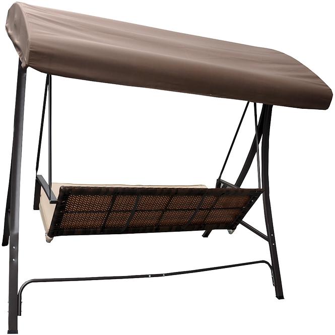 Zahradní houpačka hnědá 193 cm