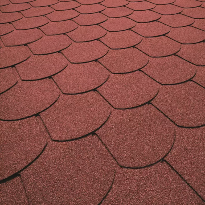 Baumax.cz: Šindel Bobrovka červená 3,85m2
