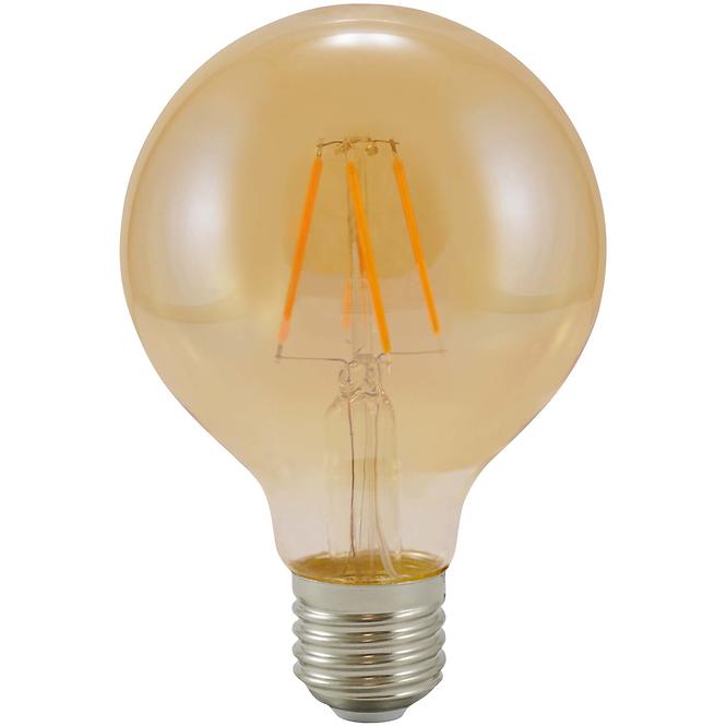 Žárovka LED G80 E27 3,7W filament Vintage Amber 304520