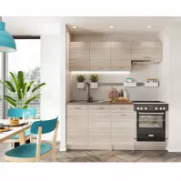 Kuchyňská linka Mela 180 cm Dub Sonoma s pracovní deskou